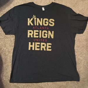 Atlanta United MLS Kings Reign Here Fan Jersey T-Shirt